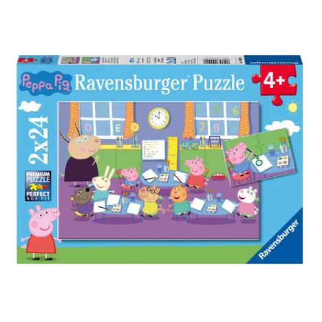 Peppa Pig At School 2 x 24pc Jigsaw Puzzles £5.99
